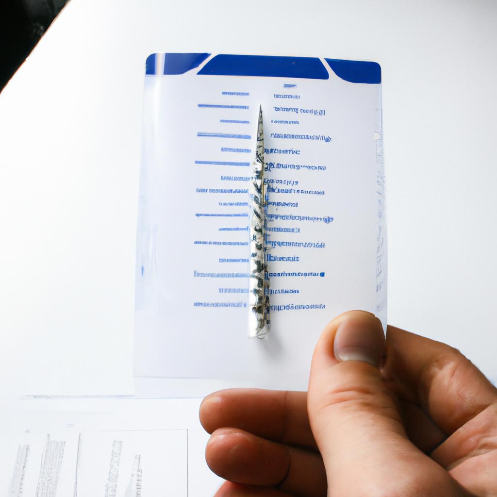 Person holding medical needles guide